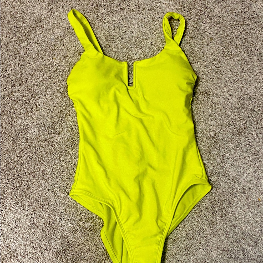Kona Sol Yellow One Piece Swimsuit